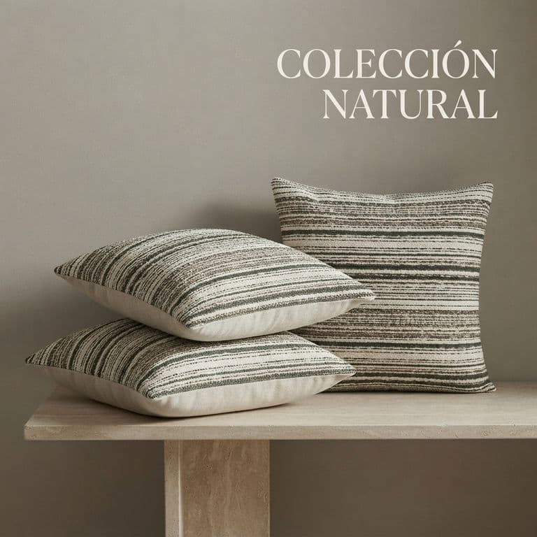 Fundas Decorativa 3 Unidades Rustico Moderno Verde 806 Versatil
