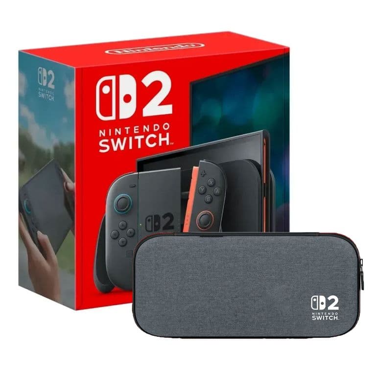 Switch 2 con Estuche y Laminas Protectoras PowerA