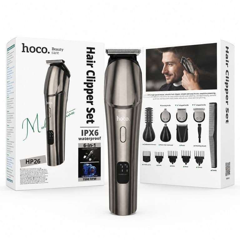 Trimmer Multifuncional HP26 Recargable IPX6