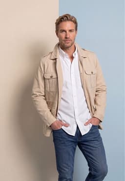 Chaqueta Sahariana Sand Fw26 Beige L