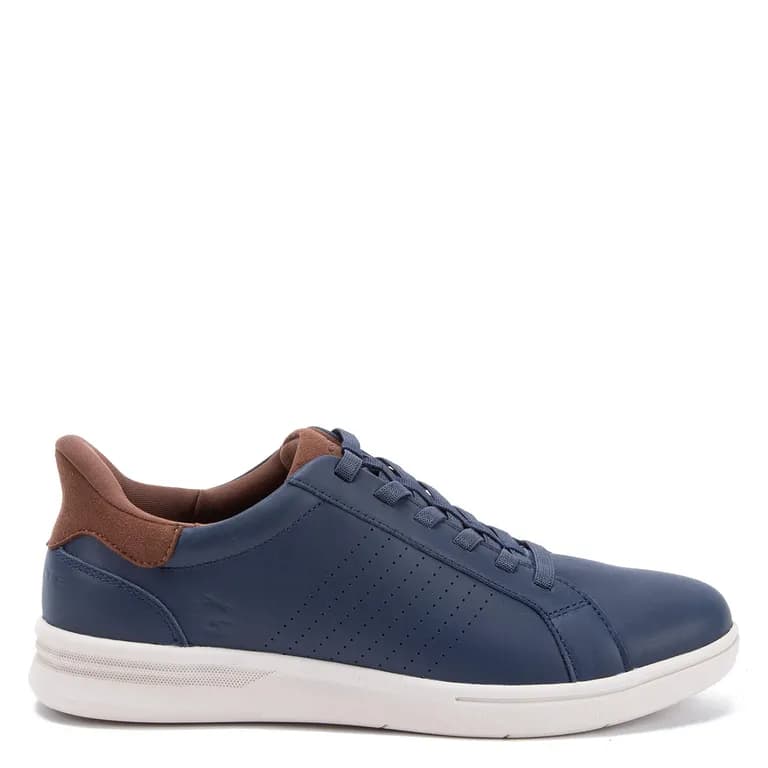 Zapatilla de cuero hombre marino Bangkok Azul 39