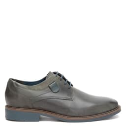 Zapato de cuero hombre grafito Toronto Gris 40