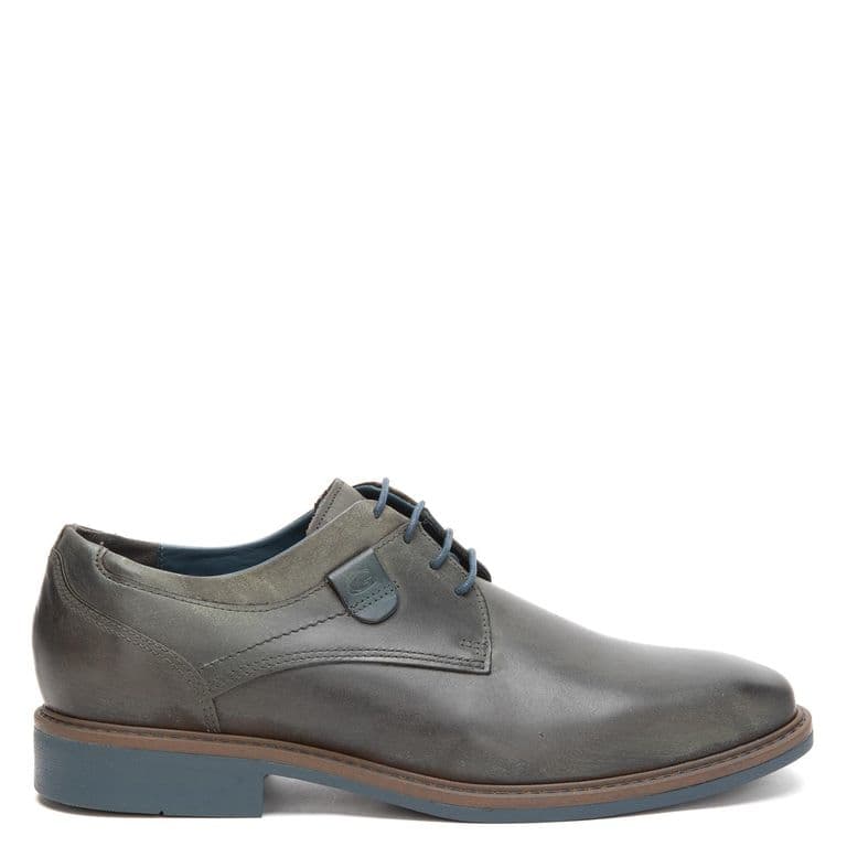 Zapato de cuero hombre grafito Toronto Gris 40
