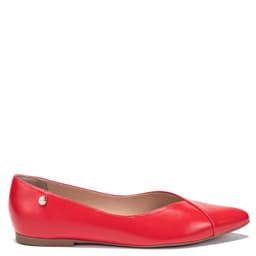 Ballerina de cuero mujer rojo Kim Rojo 38
