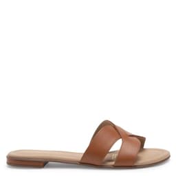 Sandalia de cuero mujer camel Sandy Cafe 36