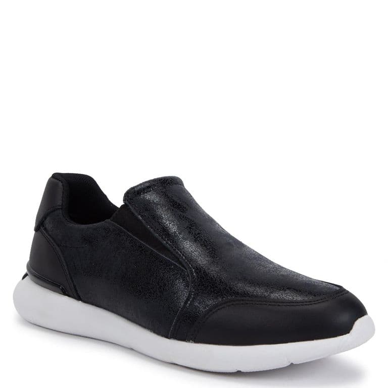 Zapatilla de cuero mujer negro Steffy Negro 36
