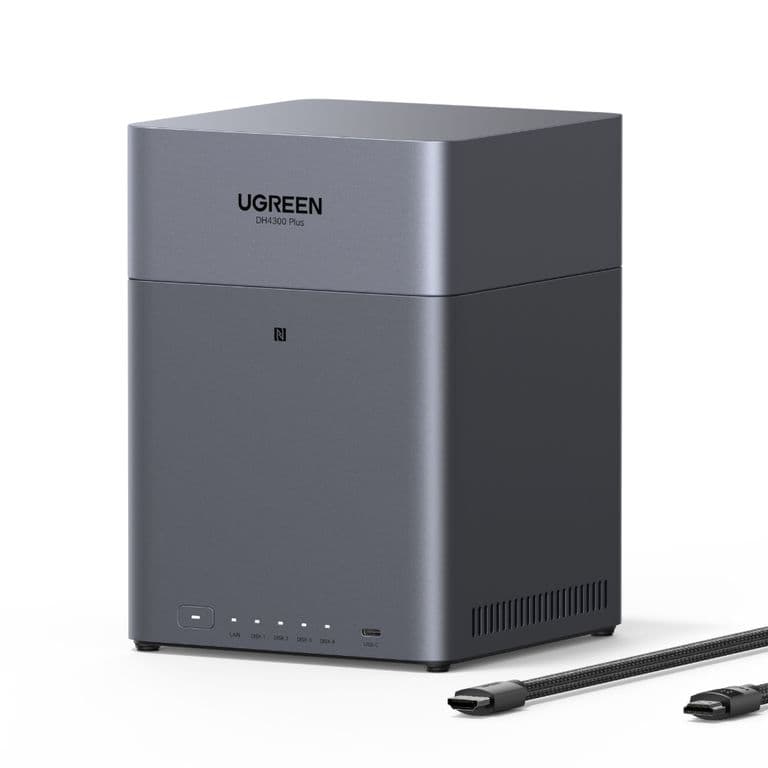 NASync DH4300 Plus Servidor NAS 4 Bahias 120TB