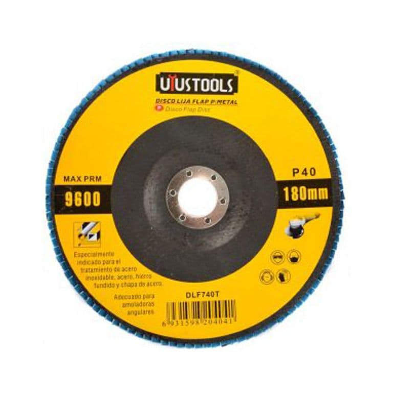 DISCO FLAP 7" ACERO INOX/METAL GR40 UYUSTOOLS