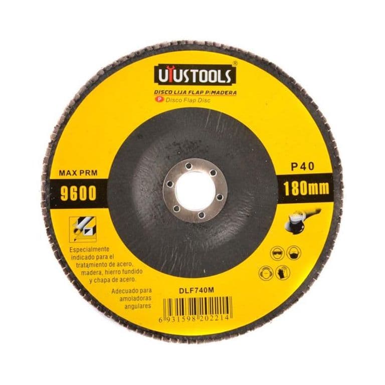 DISCO FLAP 7" MADERA/METAL GR40 UYUSTOOLS