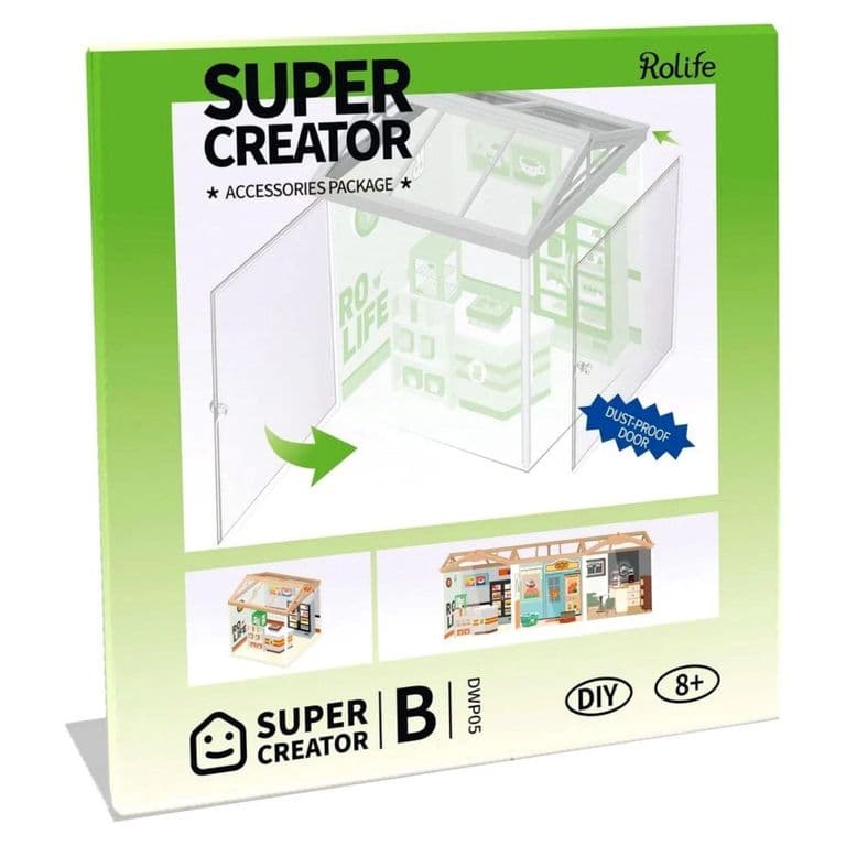 Kit De Puertas Transparentes Antipolvo Para Todas las Miniaturas