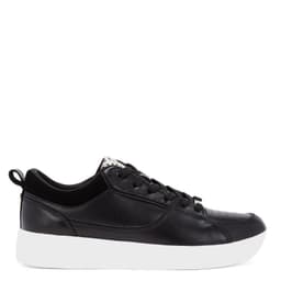 Zapatilla de cuero mujer negro Rosalia Negro 36