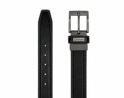 Cinturon Cuero Premium Ciro Hebilla Ajustable Negro L