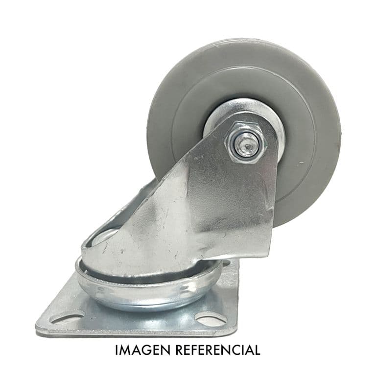 RUEDA INDUSTRIAL GRIS 2.5" 60KG UYU