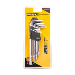 LLAVE ALLEN HEXAGONAL MEDIANA 9PCS UYU