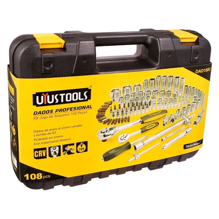 DADOS 1/2-1/4" Set x108 UYUSTOOLS