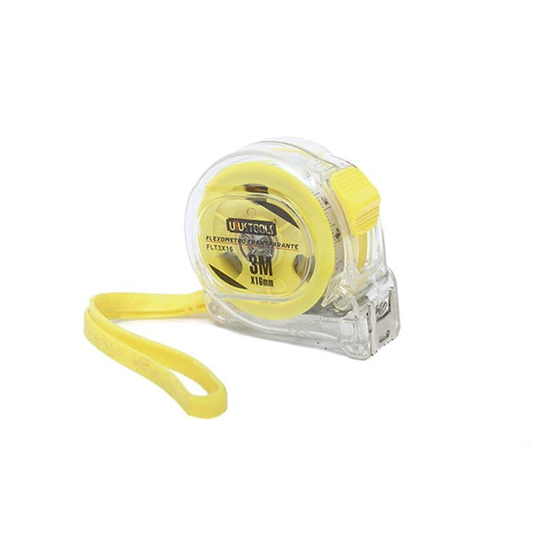 HUINCHA MEDIR 3 MTS X 16 TRANSPARENTE UYUSTOOLS