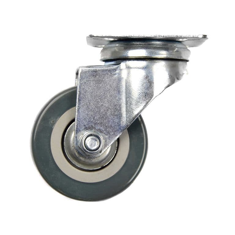 RUEDA INDUSTRIAL GRIS 4" FOS.