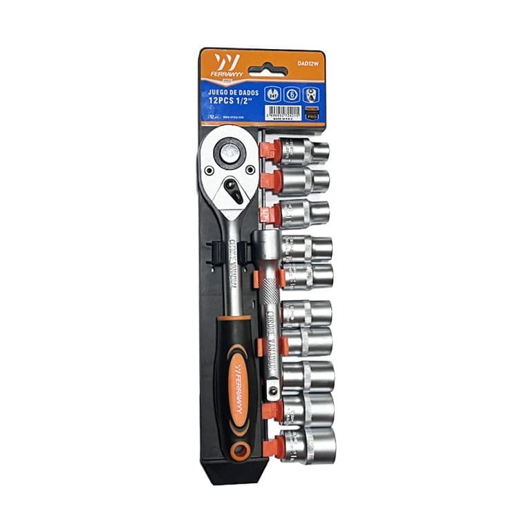 DADOS ACERO-CARBONO Set SET x12 Ferrawyy