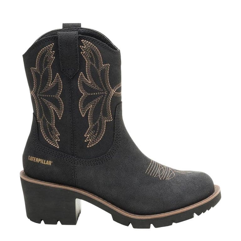 Bota Casual Texana Mujer Rewrite Frontier Negra Negro 5 US