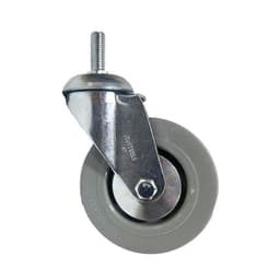 RUEDA INDUSTRIAL GRIS CON ROSCA 4" 80KG UYU