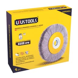 GRATA REDONDA P/ESMERIL 6"ACERO UYU