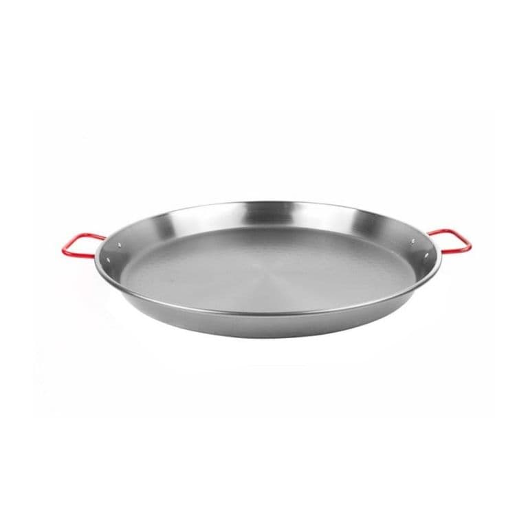 Paellera 14 Porciones Hierro Pulido 50cm La Ideal