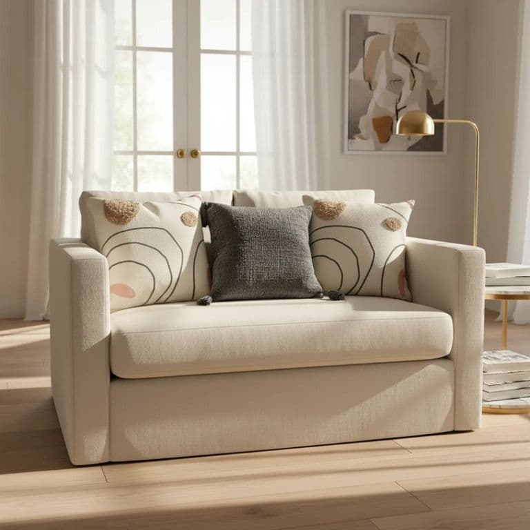 Set De 3 Cojines Decorativos Boho Abstracto Beige Y Gris