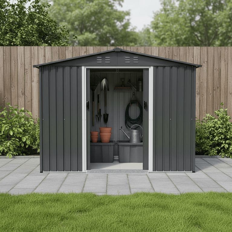 Bodega De Jardin Metalica 249x185x194 cm