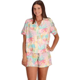 Pijama Mujer Viscosa Malva Rosa S