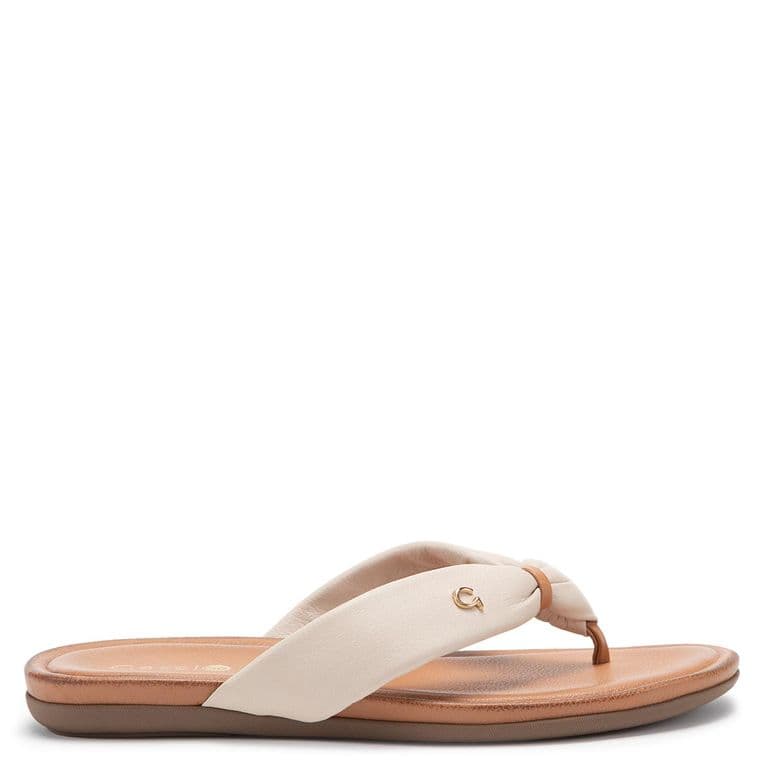 Sandalia de cuero mujer crudo Fi Beige 39
