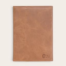 Porta Pasaporte / Funda de Cuero Colorado - Cafe Cafe TALLA UNICA