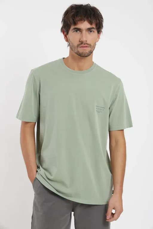 Polera manga corta hombre Ovalo Verde 2XL