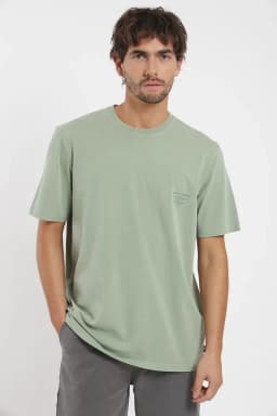 Polera manga corta hombre Ovalo Verde XL