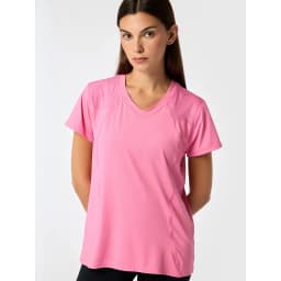Polera V Neck Ali Rec Rosada Mujer Rosa L