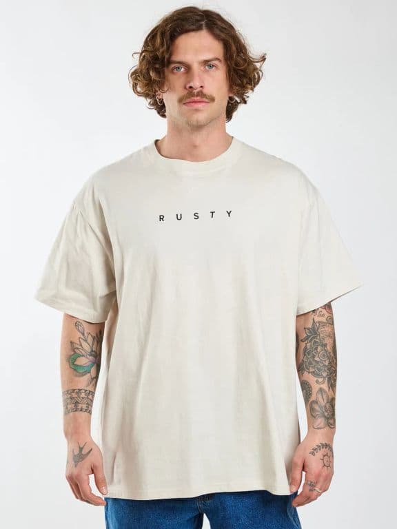 Polera Oversize R Microbes Blanco Hombre Blanco 2XL