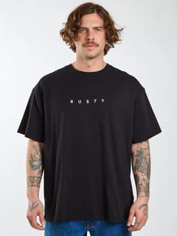 Polera Oversize R Microbes Negro Hombre Negro XL