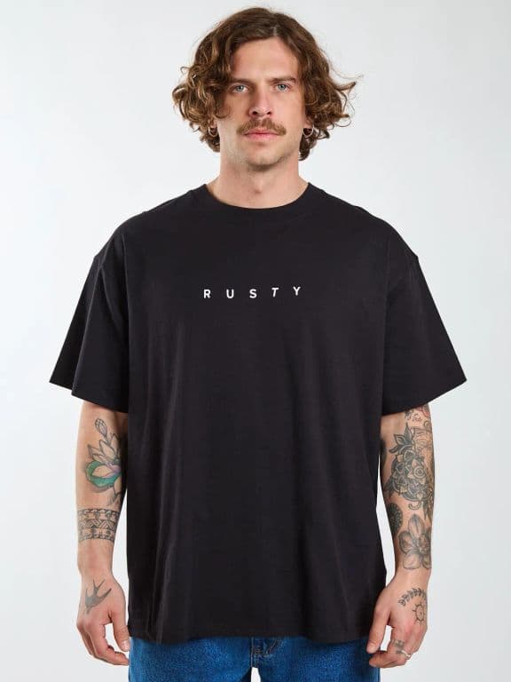 Polera Oversize R Microbes Negro Hombre Negro XL