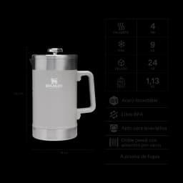 Cafetera Prensa Francesa Classic Gris - 1.4 lt