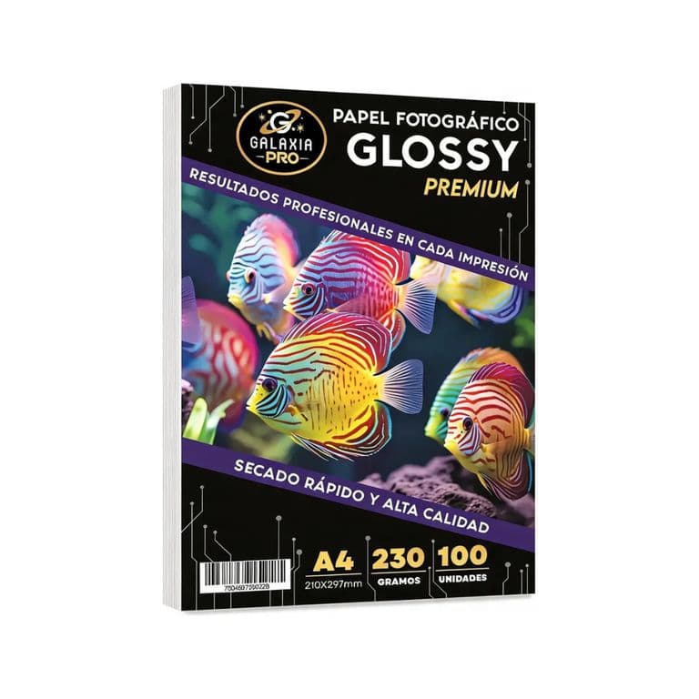 Papel Fotografico Glossy A4 230grs 100 Hojas