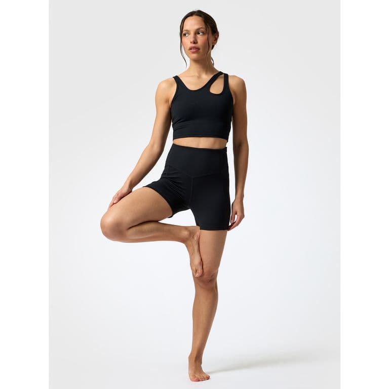 Short Hr Legg Aloe Negra Mujer Negro XL