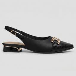 Zapato Mujer Negro/Dorado Silvia 04 Negro 37