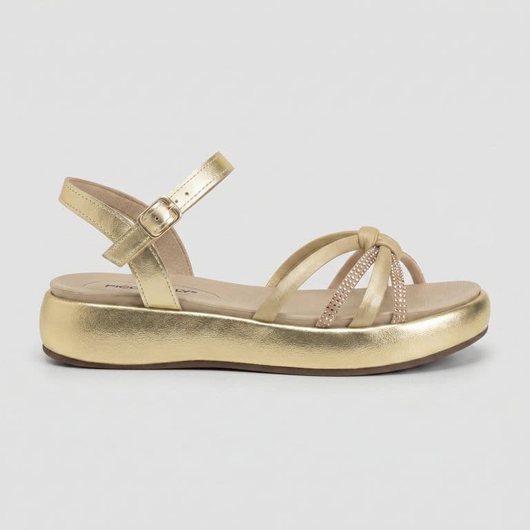 Sandalia Mujer Dorado Sol 66 Dorado 35