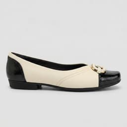 Ballerina Mujer Negro/Blanco Raquel 73 Negro 36