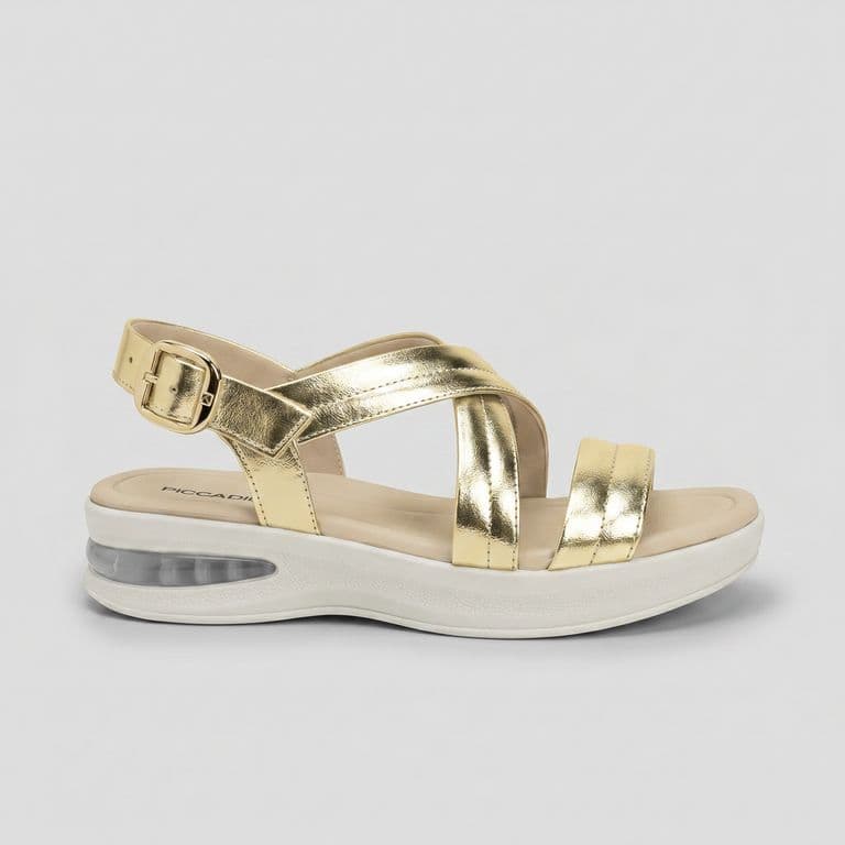 Sandalia Mujer Dorado Soft Step Dorado 39