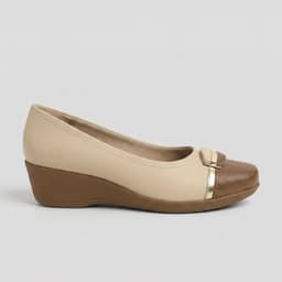 Zapato Mujer Nude/Cafe Ivone Cafe 39
