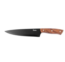 Cuchillo Parrillero Black 8" Acero Inoxidable Mango Acacia