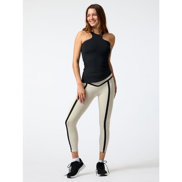 Polera Asymetric Aloe Negra Mujer Negro XL