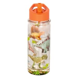 Botella con purpurina de aprox. 0,3 l - Dino Friends