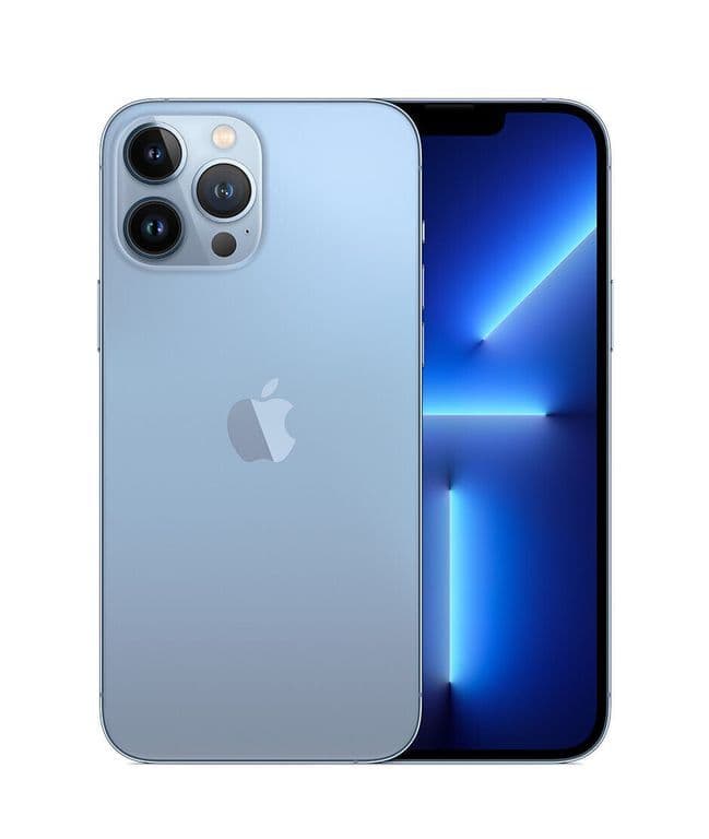 Reacondicionado Iphone 13 Pro Max A2484 fully Unlocked 256gb   grade A Azul 256 GB