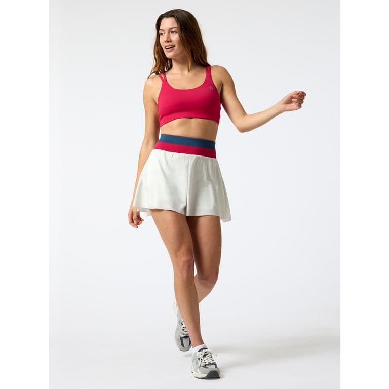 Falda Lina Crudo Mujer Hueso M